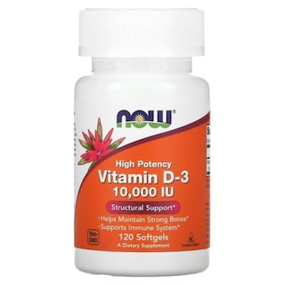 Foto 1 | Foto 1 | Vitaminas Now Vitamina D3 10,000 Iu 120 Cápsulas