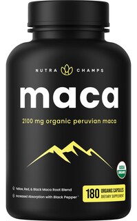Foto 1 | Foto 1 | Suplemento Nutrachamps De Raíz De Maca Orgánica, 2100 Mg, 180 Cápsulas - Venta Internacional.