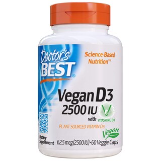 Foto 1 | Foto 1 | Suplemento Doctor's Best De Vitamina D3 2500 Ui 60 Comprimidos - Venta Internacional.
