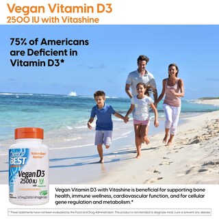Foto 2 | Foto 2 | Suplemento Doctor's Best De Vitamina D3 2500 Ui 60 Comprimidos - Venta Internacional.