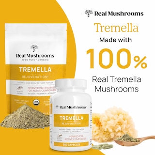 Foto 2 | Foto 2 | Suplemento De Extracto De Hongo Tremella Real Mushrooms, 120 Unidades - Venta Internacional.