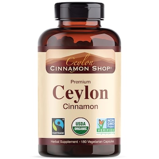 Foto 1 | Foto 1 | Suplemento Ceylon Cinnamon Shop Organic 180 Cápsulas - Venta Internacional.