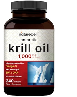 Foto 1 | Foto 1 | Suplemento De Aceite De Krill Antártico Naturebell 1000 Mg 240 Cápsulas Blandas - Venta Internacional.