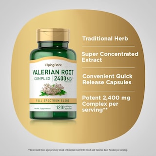 Foto 4 | Foto 4 | Suplemento: Extracto De Raíz De Valeriana Piping Rock, 2400 Mg, 120 Cápsulas - Venta Internacional.