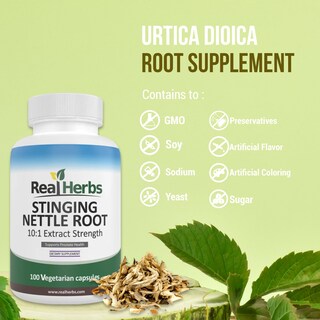 Foto 5 | Foto 5 | Suplemento De Extracto De Raíz De Ortiga Punzante De Hierbas Reales 7500 Mg - Venta Internacional.