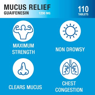 Foto 5 | Foto 5 | Mucus Relief Puregen Labs, Guaifenesina, 1200 Mg, Liberación En 12 Horas - Venta Internacional.