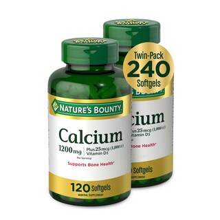 Foto 1 | Foto 1 | Suplemento Nature's Bounty Calcium +1000 Ui De Vitamina D3 240 Cápsulas Blandas - Venta Internacional.