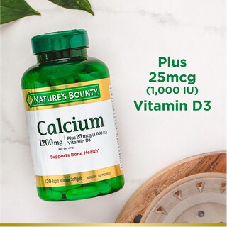 Foto 4 | Foto 4 | Suplemento Nature's Bounty Calcium +1000 Ui De Vitamina D3 240 Cápsulas Blandas - Venta Internacional.