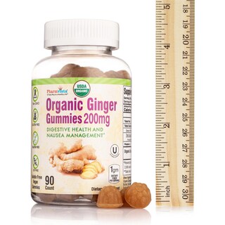 Foto 3 | Foto 3 | Gomitas De Jengibre Pharmvista Usda Orgánicas, 200 Mg, 90 Unidades - Venta Internacional.