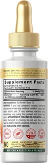 Foto 2 | Foto 2 | Suplemento Líquido De Vitamina D3 5000 Ui (125 Mcg) Carlyle - Venta Internacional.