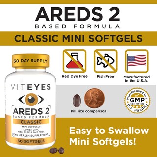 Foto 6 | Foto 6 | Suplemento Viteyes Areds 2 Classic Macular Health 60 Cápsulas Blandas - Venta Internacional.