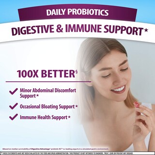 Foto 2 | Foto 2 | Suplemento Digestive Advantage Daily Probiotic de 90 Gomitas-Venta Internacional