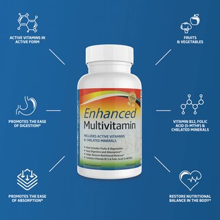 Foto 7 | Foto 7 | Multivitamínico Divine Health Enhanced 120 Cápsulas Vegetarianas - Venta Internacional.