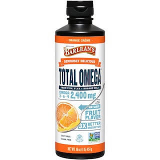 Foto 1 | Foto 1 | Suplemento De Aceite De Pescado Total Omega 3 De Barlean's, 710 Ml, Crema De Naranja - Venta Internacional.