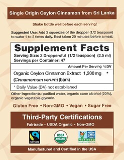 Foto 2 | Foto 2 | Suplemento Orgánico Cinnamon Shop Cinnamon Shop Cinnagold™ De 120 Ml - Venta Internacional.