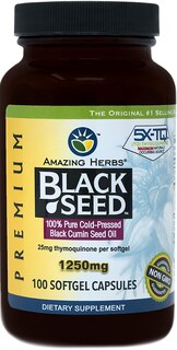 Foto 1 | Foto 1 | Suplemento Amazing Herbs, Píldoras De Aceite De Semillas Negras, 1250 Mg, 100 Cápsulas - Venta Internacional.
