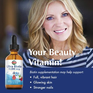Foto 3 | Foto 3 | Suplemento Kal Ultra Biotin Dropins De 10,000 Mcg Para Cabello, 30 Ml - Venta Internacional.
