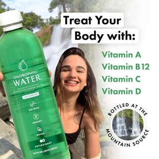 Foto 4 | Foto 4 | Agua Purificada Con Clorofila Con Vitaminas A, B12, C Y D, Paquete De 12 - Venta Internacional.
