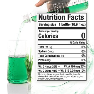 Foto 6 | Foto 6 | Agua Purificada Con Clorofila Con Vitaminas A, B12, C Y D, Paquete De 12 - Venta Internacional.