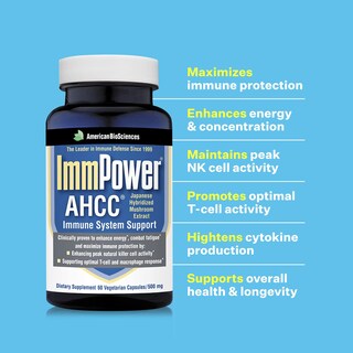 Foto 4 | Foto 4 | Suplemento American Biosciences Immpower Ahcc 500 Mg 60 Cápsulas - Venta Internacional.