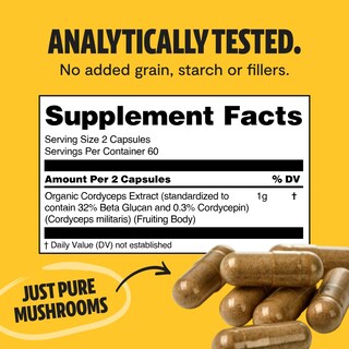 Foto 4 | Foto 4 | Suplementos Freshcap Cordyceps Mushroom 120 Cápsulas - Venta Internacional.