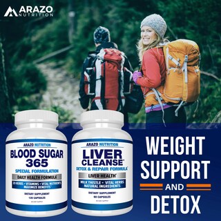 Foto 6 | Foto 6 | Suplemento Arazo Nutrition Blood Sugar 365 120 Píldoras - Venta Internacional