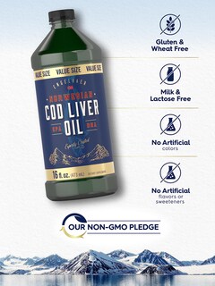 Foto 4 | Foto 4 | Suplemento De Aceite De Hígado De Bacalao Noruego Carlyle, 480 Ml, Paquete De 3 - Venta Internacional.