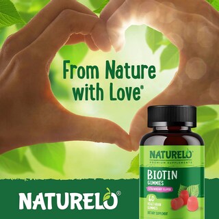 Foto 7 | Foto 7 | Suplemento De Gomitas De Biotina Naturelo De 2500 Mcg Para Cabello, Piel Y  - Venta Internacional.