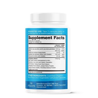 Foto 5 | Foto 5 | Suplemento Nbpure Liver Fend Liver Detox Milk Thistle 90 - Venta Internacional.