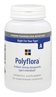 Foto 1 | Foto 1 | Suplemento Probiótico D'adamo Polyflora Tipo A 120 Cápsulas - Venta Internacional.