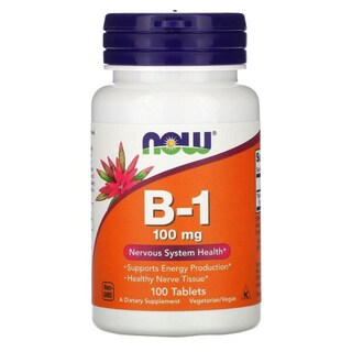 Foto 1 | Foto 1 | Vitaminas Now Vitamina B1 100mg 100 Tabletas