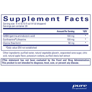 Foto 2 | Foto 2 | Suplemento Pure Encapsulations Pure Tranquility Liquid 115 Ml - Venta Internacional.