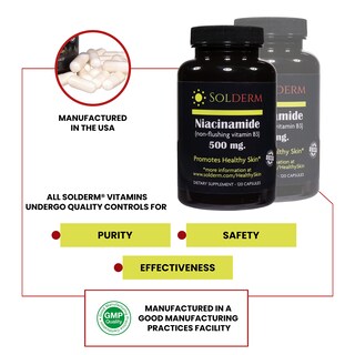 Foto 3 | Foto 3 | Suplemento Solderm Niacinamida 500 Mg De Vitamina B3 120 Cápsulas - Venta Internacional.