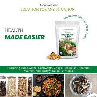 Foto 5 | Foto 5 | Suplemento Z Natural Foods Organic 7 Hongos 454 G - Venta Internacional.