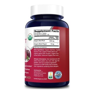 Foto 2 | Foto 2 | Suplemento De Raíz De Remolacha Nusapure 1350 Mg 200 Tabletas Orgánicas - Venta Internacional.