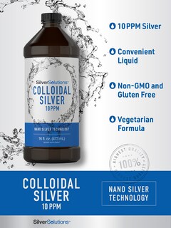 Foto 3 | Foto 3 | Suplemento De Plata Coloidal Carlyle, 10 Ppm, 473 Ml Con Nanoplata - Venta Internacional.