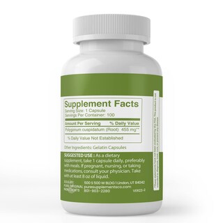 Foto 3 | Foto 3 | Suplemento Con Ingredientes Puros Y Originales, Nudillo Japonés, 100 Cápsulas - Venta Internacional.