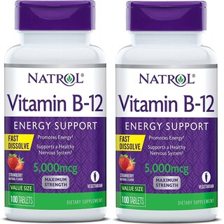 Foto 1 | Foto 1 | Suplemento Natrol De Vitamina B12 De 5000 Mcg De Disolución Rápida, 100 Comprimidos - Venta Internacional.
