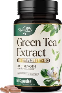 Foto 1 | Foto 1 | Suplemento De Cápsulas De Extracto De Té Verde De 1000 Mg Con 98% De Egcg - Venta Internacional.