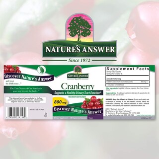 Foto 2 | Foto 2 | Suplemento Nature's Answer Cranberry Fruit 90 Cápsulas X2 - Venta Internacional.