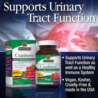 Foto 3 | Foto 3 | Suplemento Nature's Answer Cranberry Fruit 90 Cápsulas X2 - Venta Internacional.