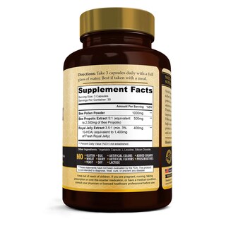 Foto 4 | Foto 4 | Suplemento De Jalea Real Vivid Health Nutrition 90 Cápsulas - Venta Internacional.