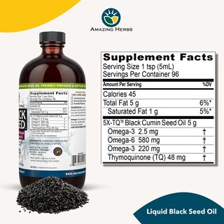 Foto 5 | Foto 5 | Aceite De Semillas Negras Amazing Herbs Premium 473 Ml (paquete De 2) - Venta Internacional.