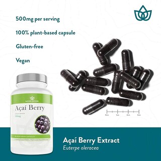 Foto 4 | Foto 4 | Suplemento Nature Restore Organic Acai Berry 90 Cápsulas - Venta Internacional.