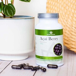 Foto 6 | Foto 6 | Suplemento Nature Restore Organic Acai Berry 90 Cápsulas - Venta Internacional.