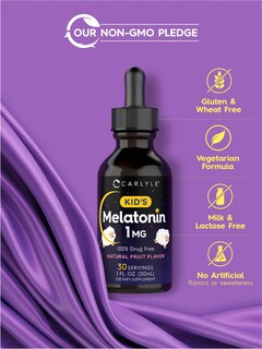 Foto 4 | Foto 4 | Suplemento Líquido De Melatonina Carlyle Kids, 30 Ml, Paquete De 2 - Venta Internacional.
