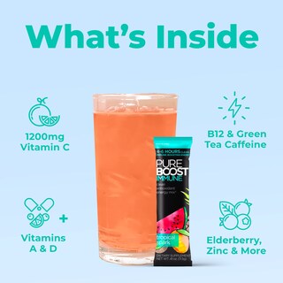 Foto 3 | Foto 3 | Mezcla De Bebidas Energéticas Pureboost Immune Con 28 Vitaminas Y Minerales - Venta Internacional.