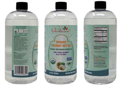 Foto 2 | Foto 2 | Aceite De Coco Mct Verdana 100% Puro Orgánico 946 Ml - Venta Internacional.