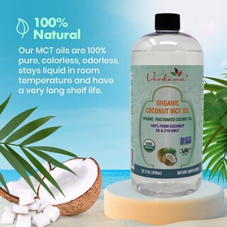Foto 4 | Foto 4 | Aceite De Coco Mct Verdana 100% Puro Orgánico 946 Ml - Venta Internacional.
