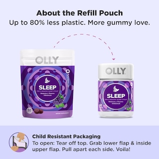 Foto 5 | Foto 5 | Sleep Gummy Olly, 3 Mg De Melatonina Con L-teanina, 30 Días, 60 Unidades - Venta Internacional.
